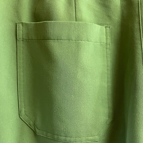 Figs Women's olive Green Scrub pants with Drawstring - Picture 7 of 9